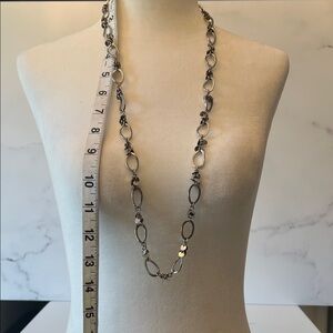 Elegant Silver Chain Necklace Lia Sophia
